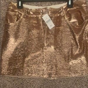 IRO Rose Gold sequin mini